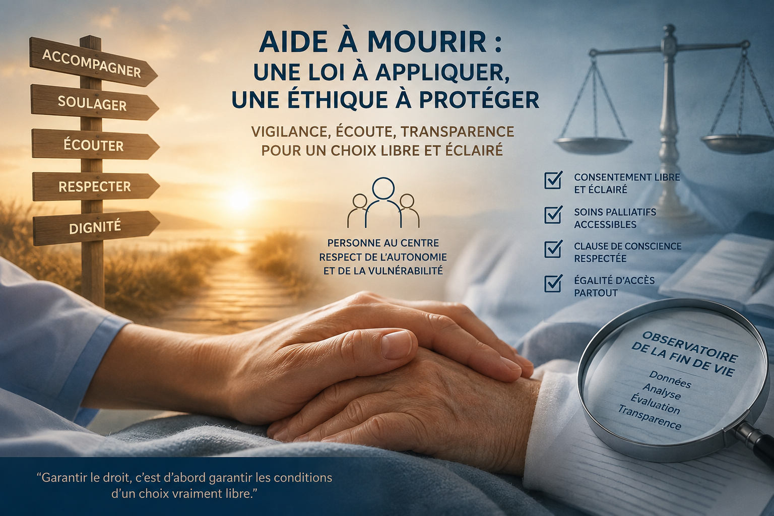 Aide à mourir&nbsp;: après le vote de la loi, l’indispensable vigilance éthique à l’épreuve du réel 