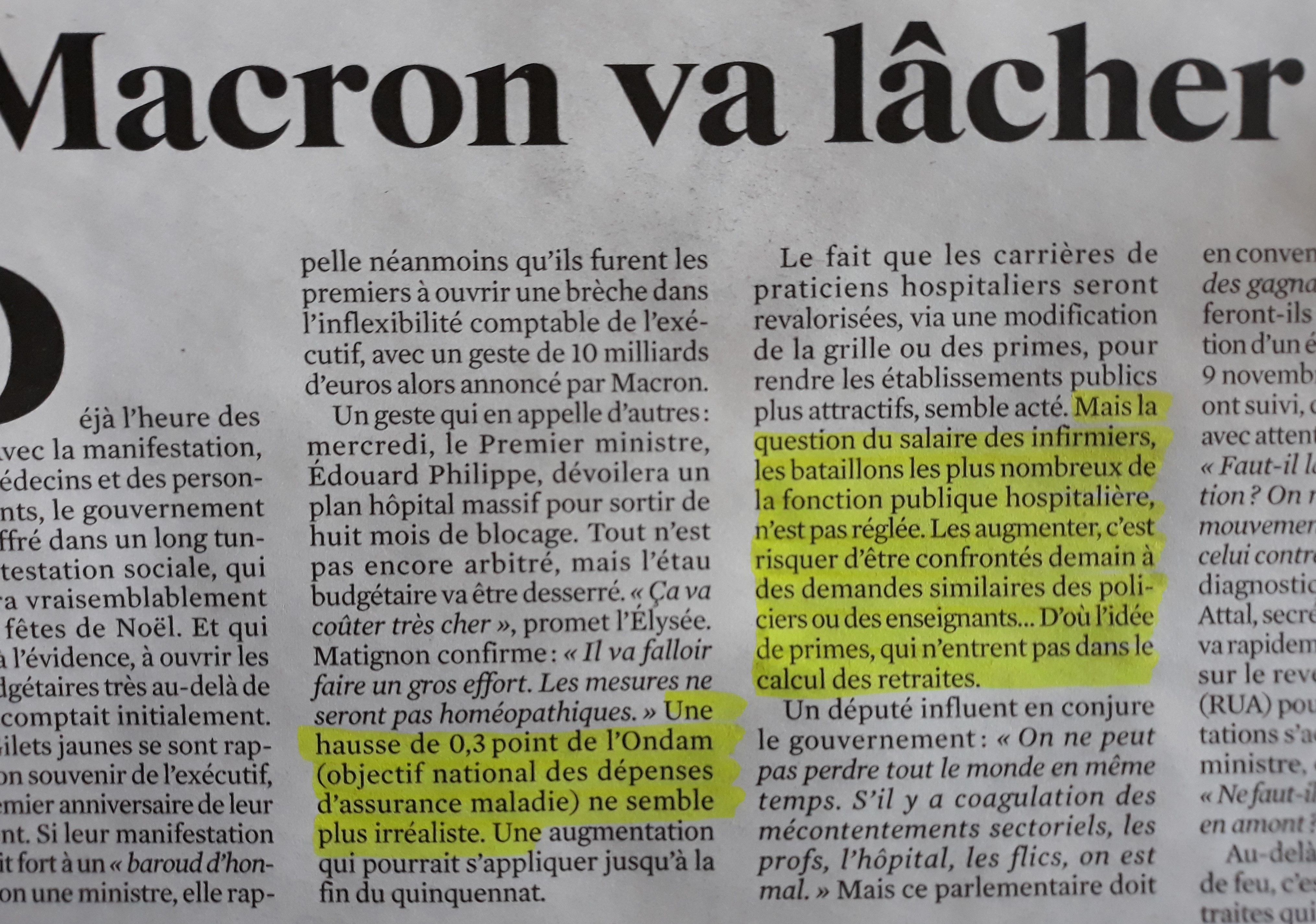Réponse du gouvernement au malaise de l’hôpital : poudre de Perlimpinpin !