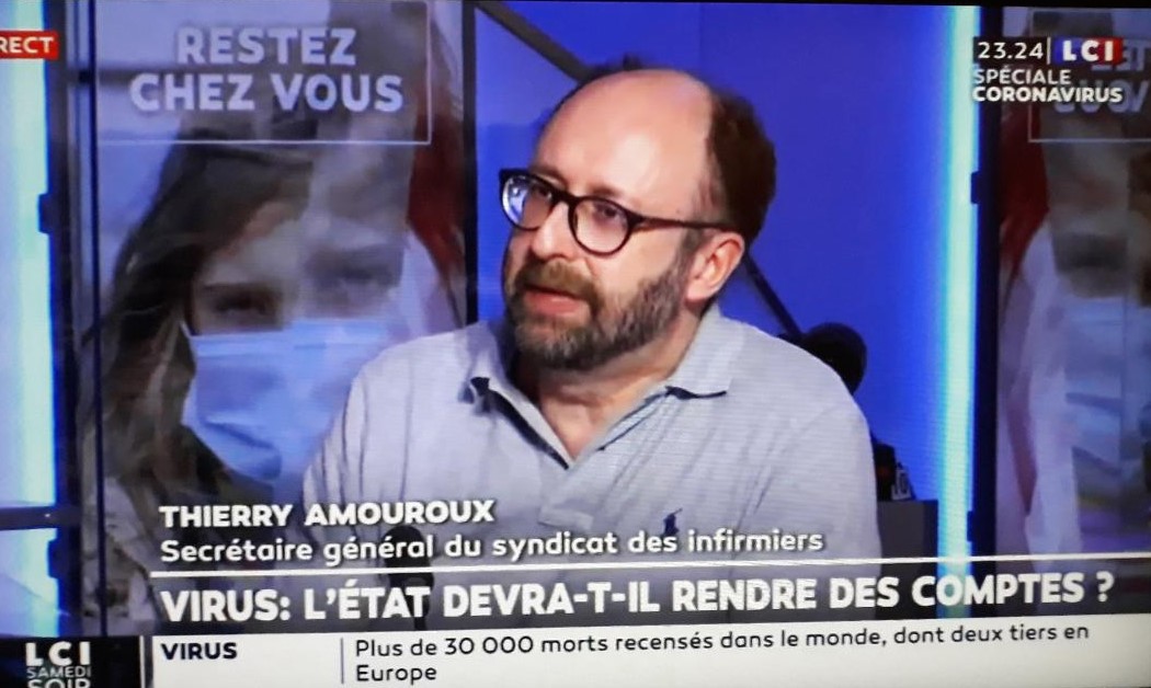 Emission spéciale Coronavirus sur LCI avec le syndicat infirmier SNPI 