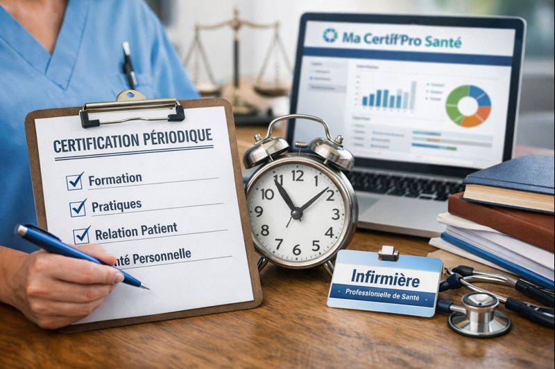 Certification périodique&nbsp;: le décret qui engage les infirmières