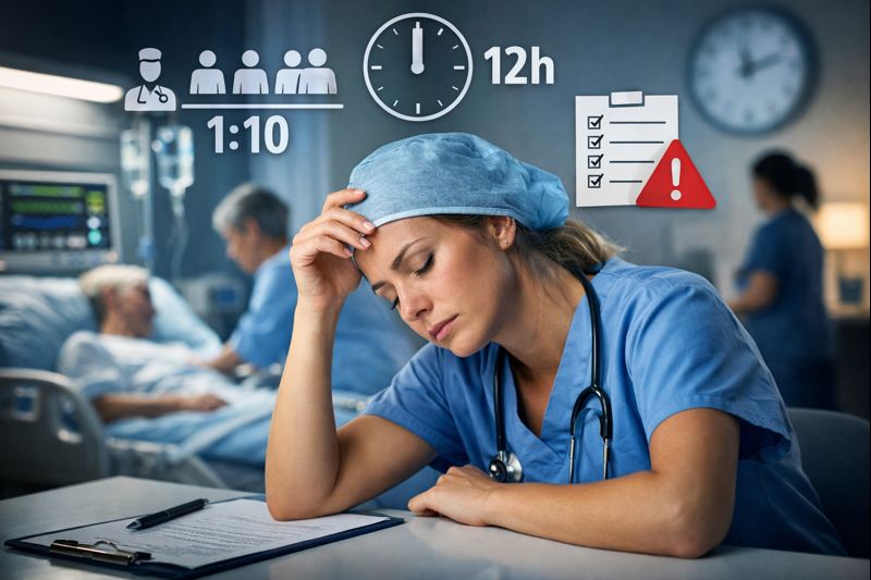 Fatigue des soignants&nbsp;: sans ratios infirmiers, aucune organisation ne tient 