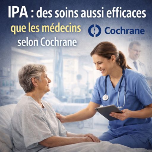 Infirmières de pratique avancée&nbsp;: des soins aussi efficaces que les médecins (Cochrane) 
