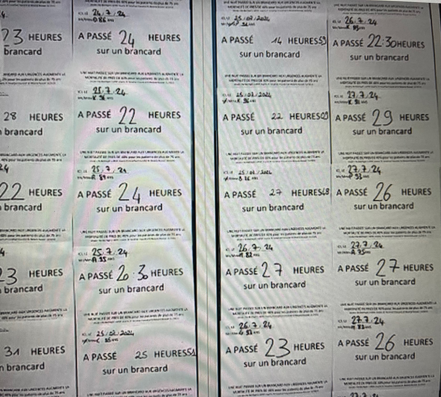 Des vies suspendues à une pendule, c’est la réalité à l’hôpital