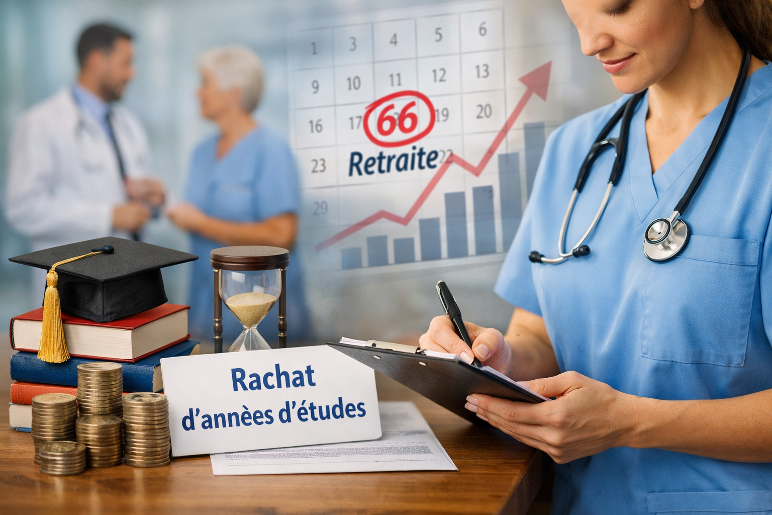 Rachat d’années d’études des fonctionnaires hospitaliers&nbsp;: décret du 26 décembre 2025