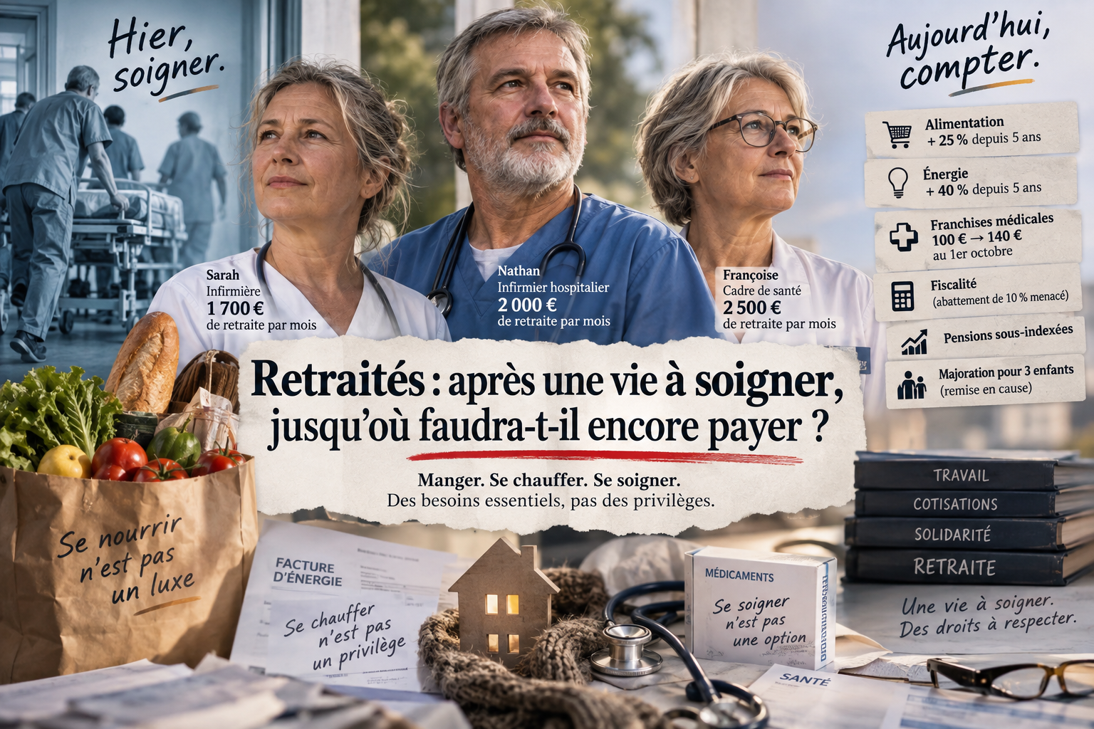 Retraités&nbsp;: après une vie à soigner, jusqu’où faudra-t-il encore payer&nbsp;?