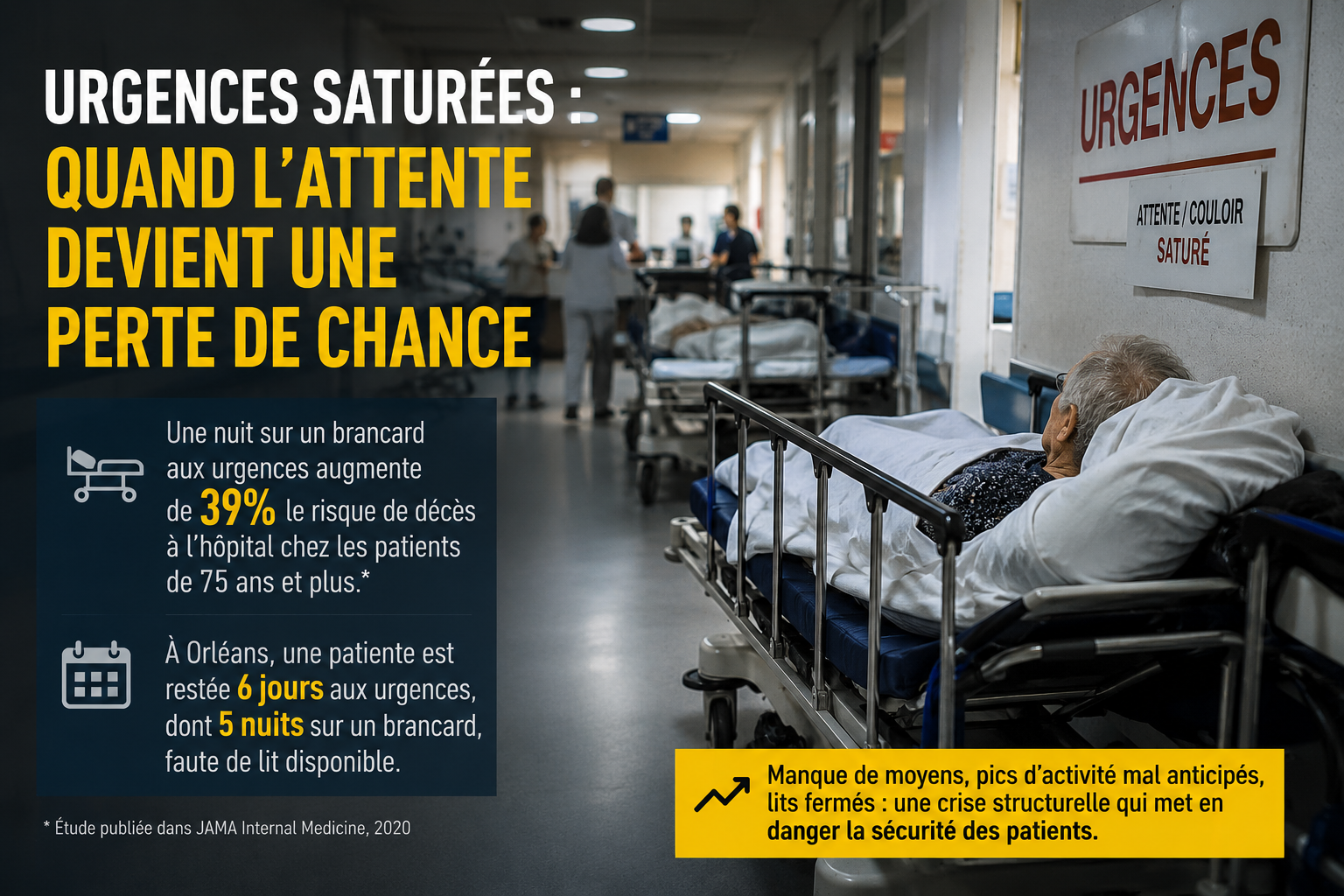 Six jours aux urgences. Cinq nuits sur un brancard